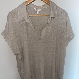Banana Republic Linen Blend Shirt Size Large